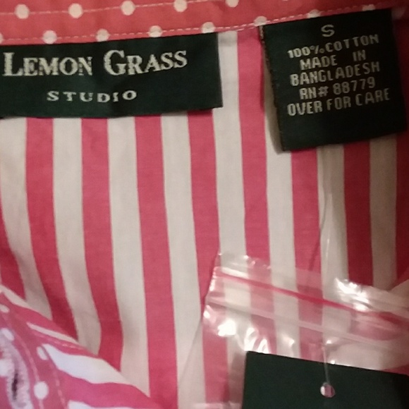 NWT LEMON GRASS STUDIO Top size S - Picture 6 of 6
